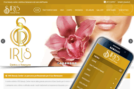 Sito web del beauty center IRIS di Altavilla Irpina