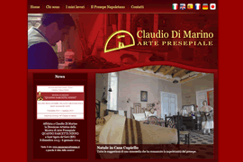 Sito web dell'artista Claudio Di Marino