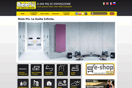 Sito web del negozio MielePiù, tra i maggiori in Campania
